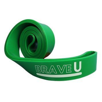 Резинка-петля для фітнесу 20&ndash;55 кг, 45 мм, зелена Brave U 123834 фото