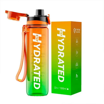 Бутылка для воды из тритана 1 л Hydrated 12429372 фото
